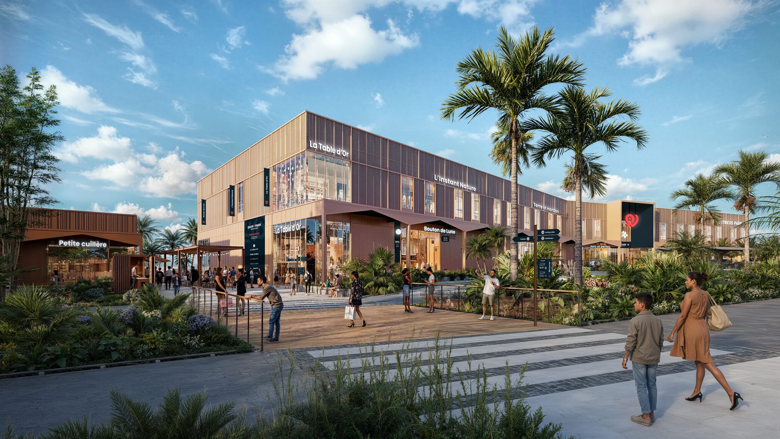 Shop Park de Saint-André (La Réunion) : perspective du projet